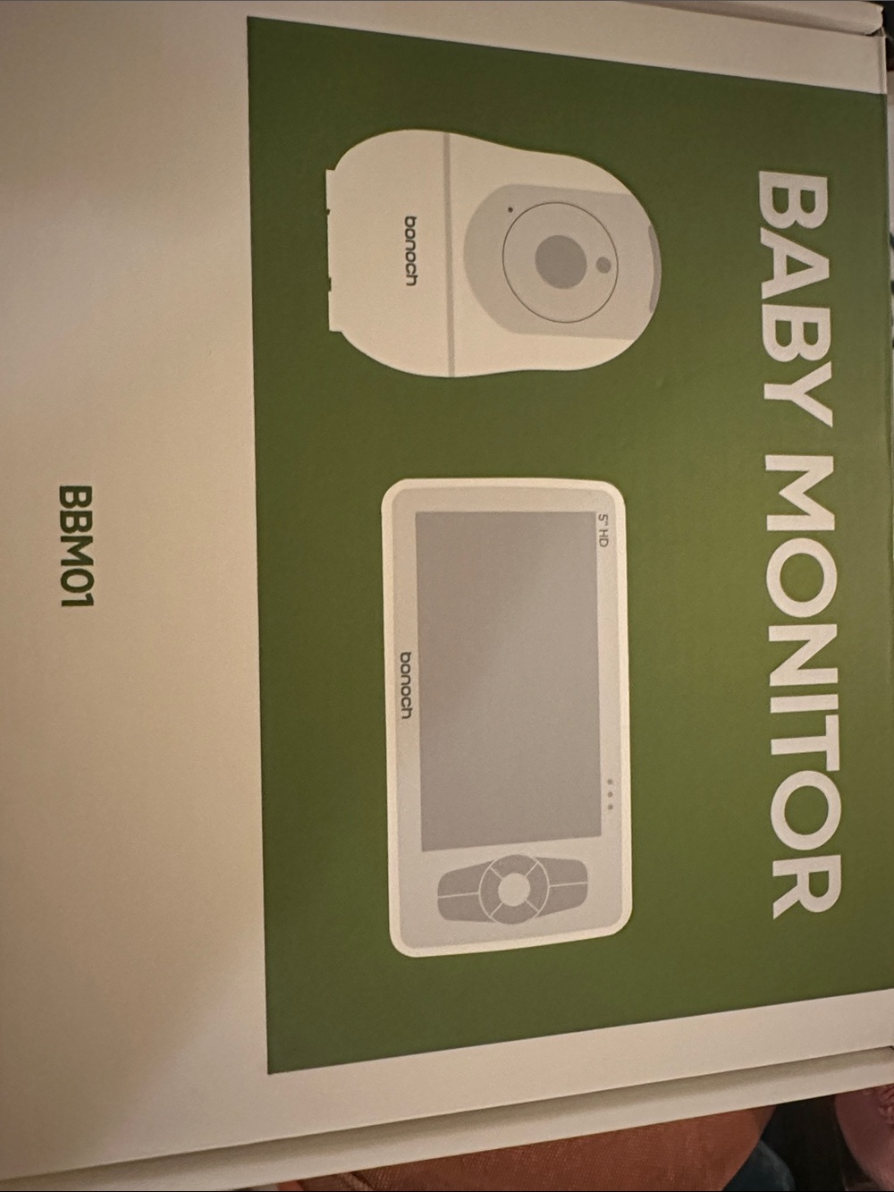 Bonoch MegaView Baby Monitor Camera / Audio 5" 720P HD Video Baby Monitor BBM01